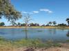 Wasserloch Hwange Nationalpark Simbabwe Afrika