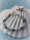 Awesome Silver - Green - Armschmuck von Chain-Elle Art's