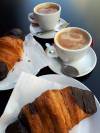 Frühstück mit Café au lait