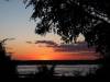 Sonnenuntergang Chobe River Botswana Afrika