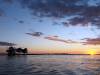 Sonnenuntergang Chobe River Botswana Afrika
