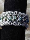 Green Peacock Feather - Armschmuck von Chain-Elle Art's