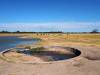 Wasserloch Hwange Nationalpark Simbabwe Afrika